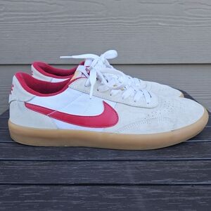 Nike Heritage Vulc SB 'Summit White Cardinal Red' CD5010-100 Shoes Mens Size 9.5